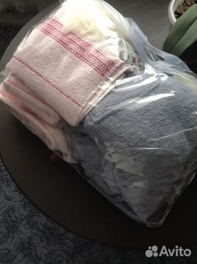 Банный комплект махровый халат и полотенца