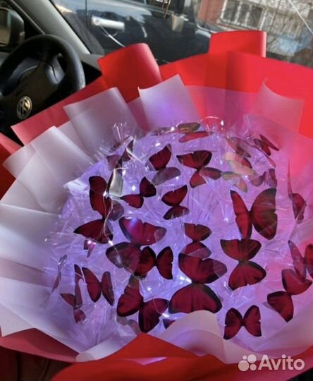 Букет из бабочек