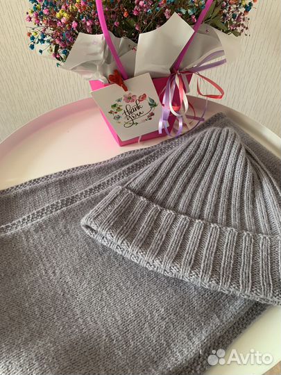 Шапка шарф комплект зима