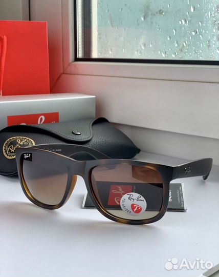 Солнцезащитные очки ray ban Justin polaroid
