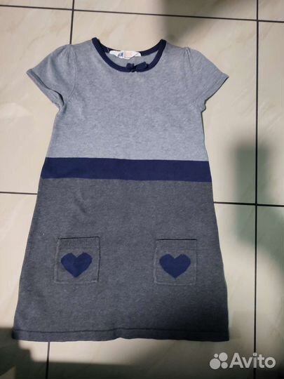 Пакет платьев,футболки,леггенсы h&m 110-122