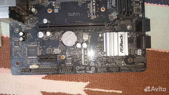 Материнская плата Asrock h410M-HDV/M.2