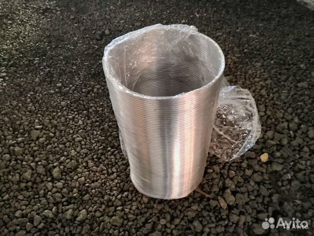 Воздуховод гибкий алюминиевый гофрированный 100 купить в Новосибирске ...