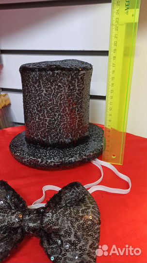 Цилиндр и бабочка для ростовой куклы