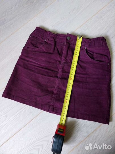 Юбка вельветовая