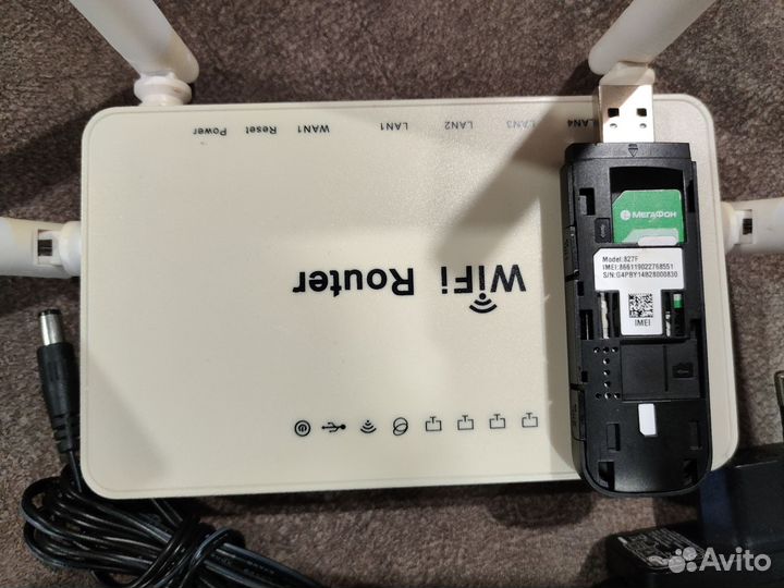 WI FI роутер ZBT WE1626 + Huawei 3372h-153