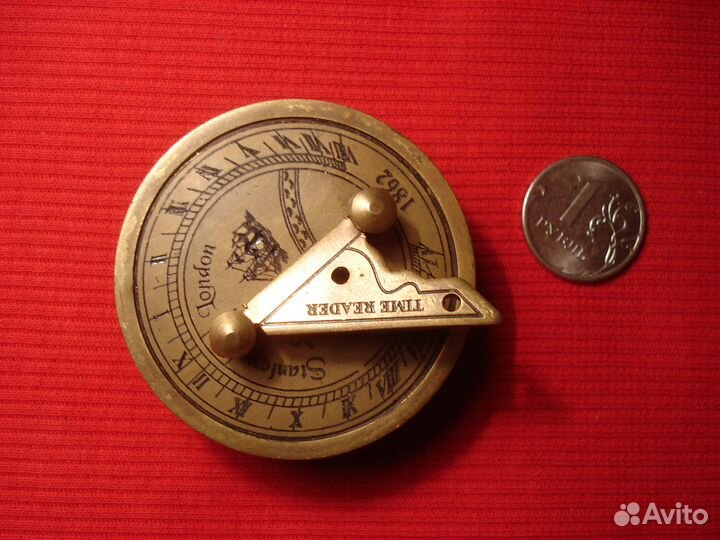 Корабельный компас Великобритания Англия 1862г бро