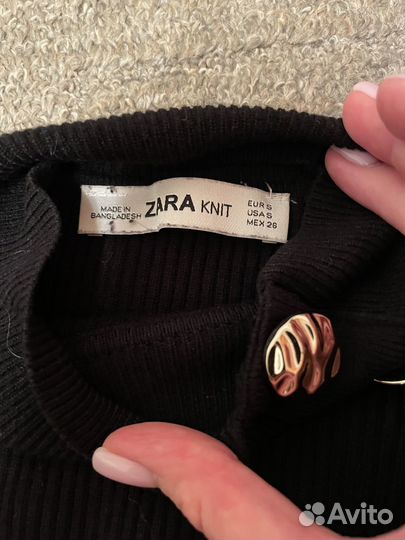 Водолазка женская Zara черная