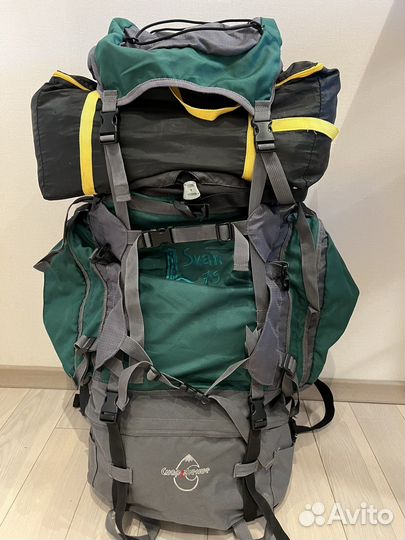 Туристический рюкзак снаряжение svan 75л