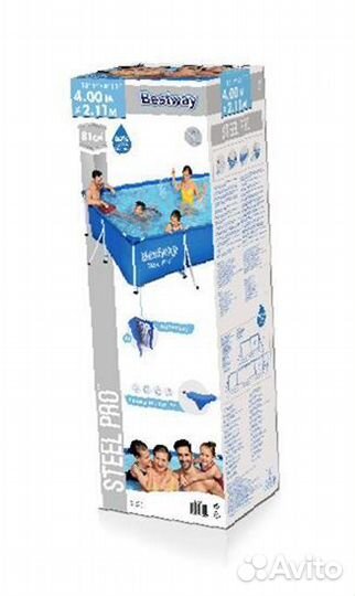 Каркасный бассейн Steel Pro 400х211х81см, 5700л