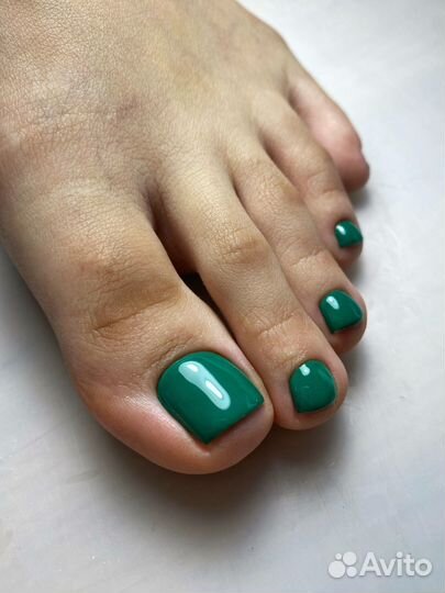 Педикюр с покрытием