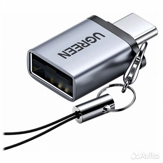 Адаптер ugreen US270 (50283) USB-C 3.0 - USB-A Sp