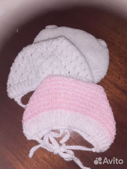 Шапочка на выписку, для новорожденного
