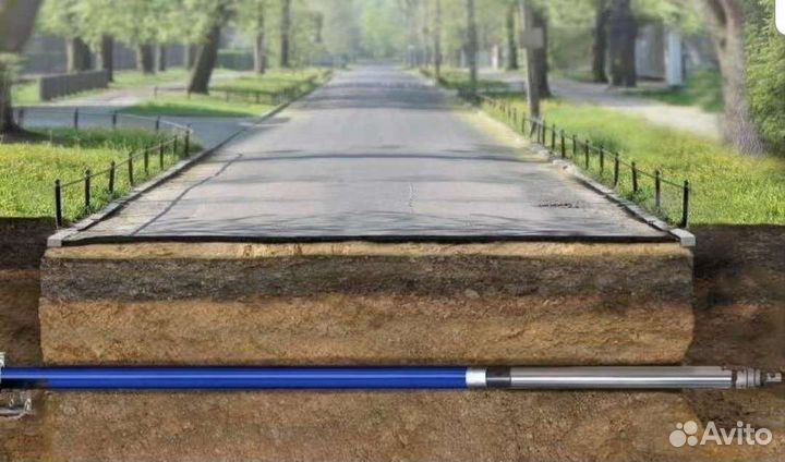 Прокол грунта гнб.Прокол под дорогой