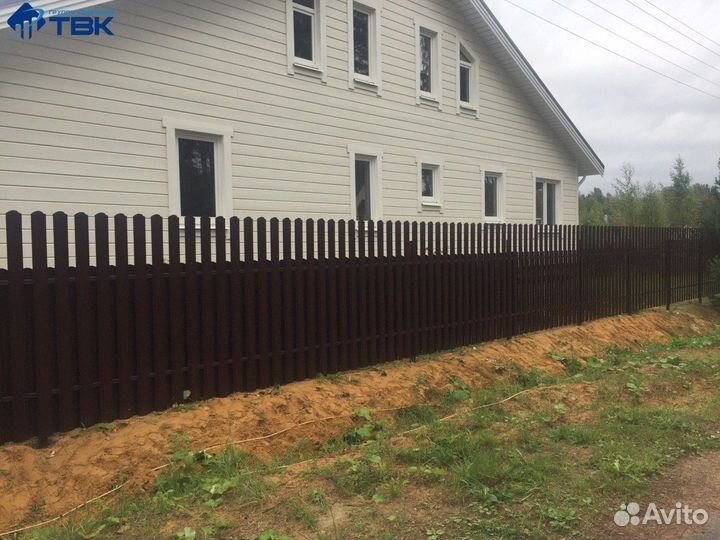 Евроштакетник / Забор из штакетника