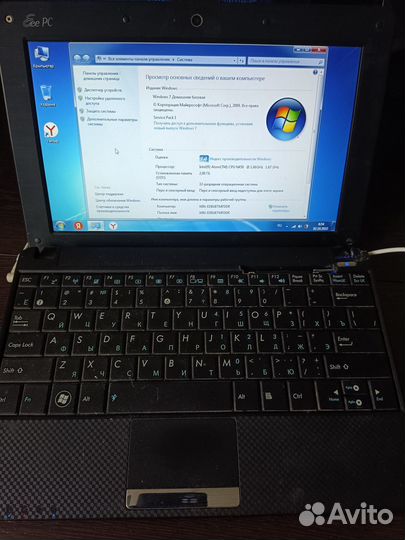 Asus Eee PC 1001PX ноутбук 10