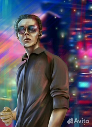 Диджитал художник, портреты, картины, роспись стен