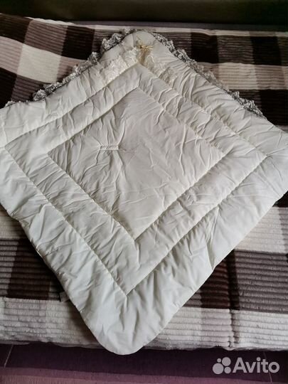 Одеяло-конверт на выписку теплое