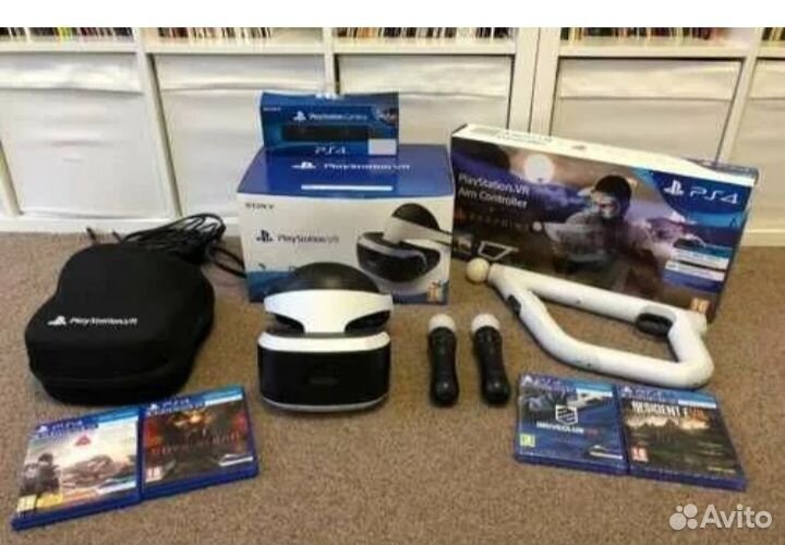 PS4 Шлем vr +камера+aim controller
