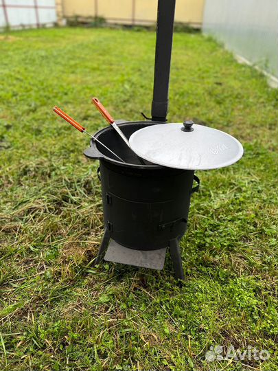 Чугунный казан 10 литров