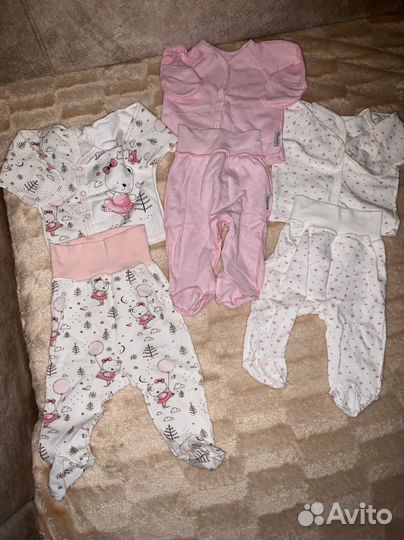 Детская одежда для девочки 50-56 р