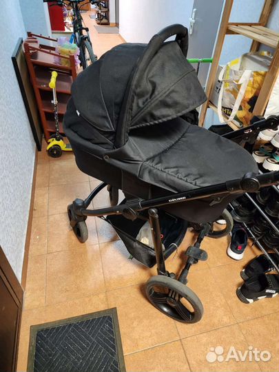 Коляска Bebetto Explorer AIR 2 в 1 рама чёрная