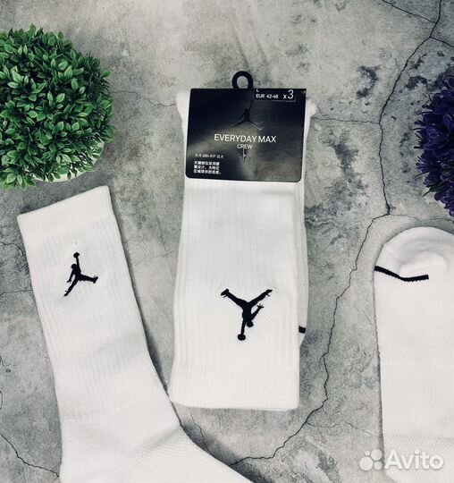 Носки оригинал Nike Jordan белые