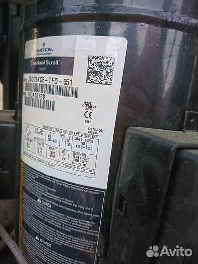 Агрегат на 2-ух Copelande ZBD 76