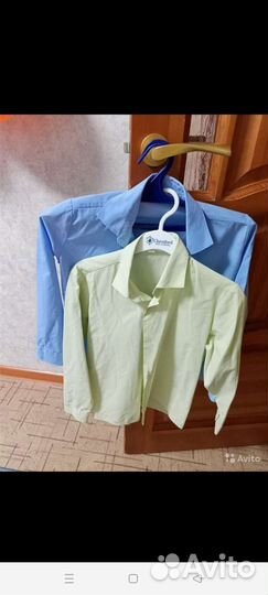 Рубашка школьная 128 размер