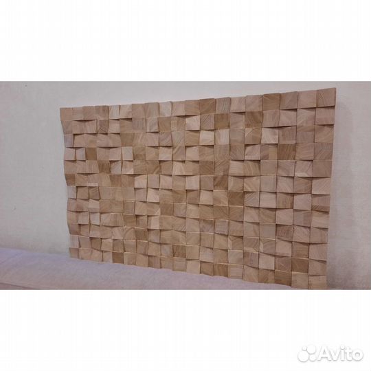 Современное деревянное 3d панно на стену