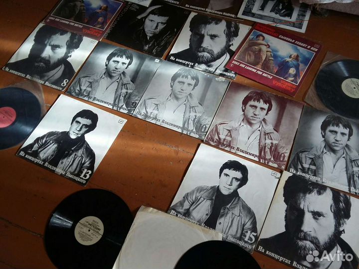 Виниловые пластинки в ассортименте СССР