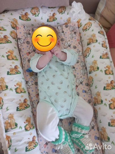 Кокон-гнездышко с дугой (сшит по заказу)