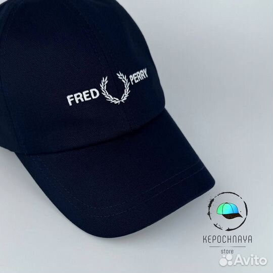 Бейсболка Fred Perry Премиум Синяя