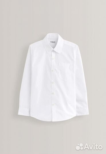 Новая школьная рубашка next, 140
