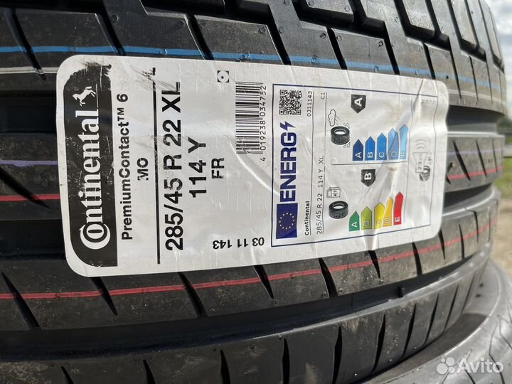 Continental PremiumContact 7 285/45 R22 и 325/40 R22 Y