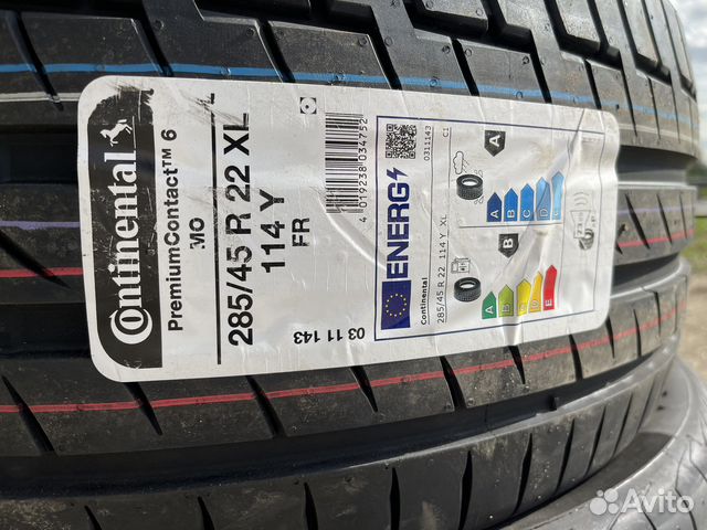 Continental PremiumContact 7 285/45 R22 и 325/40 R22 Y