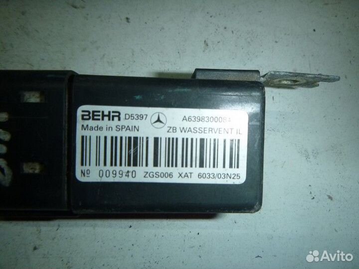 Клапан печки электромагнитный mercedes benz viano