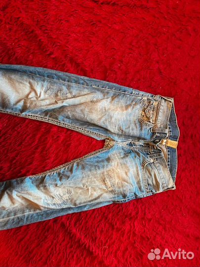 Джинсы true religion темно синие