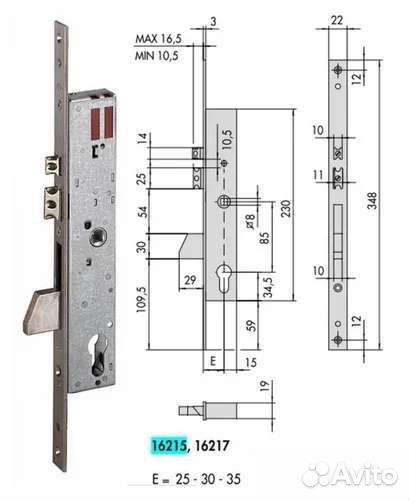 Замок электромеханический cisa