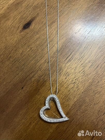 Кулон c цепочкой из серебра