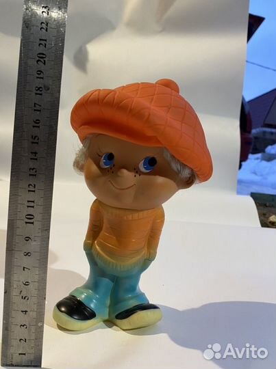 Игрушка раритетная СССР резиновый мальчик