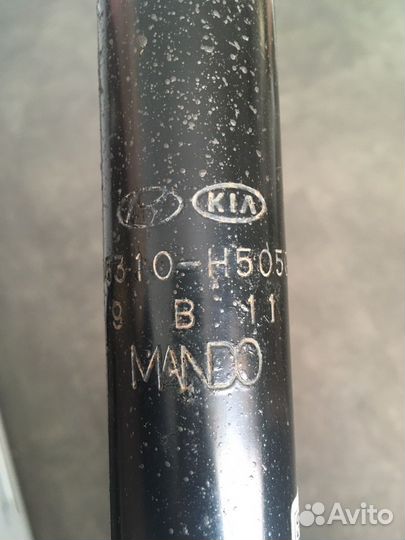 Амортизаторы задние kia rio, hyundai solaris