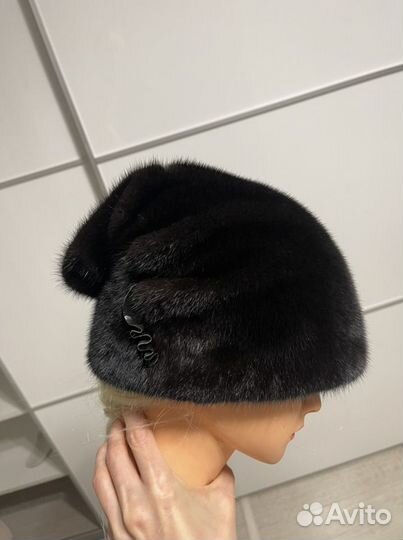 Шапка норковая женская бу