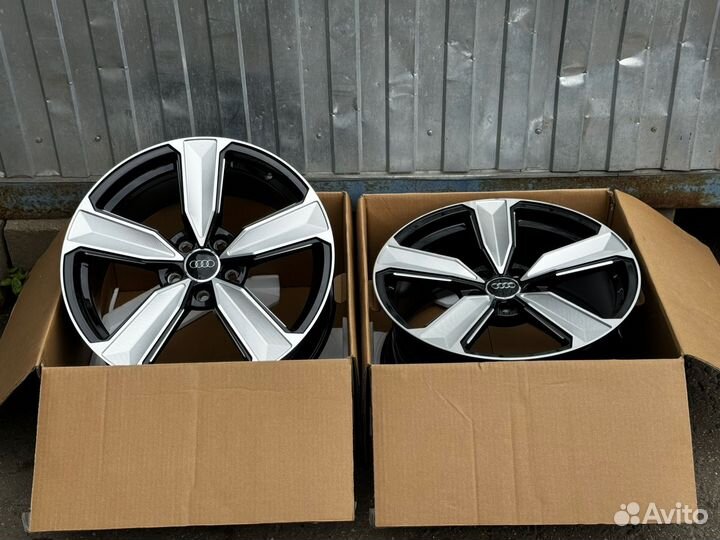 Диски 18X8 5*112 ET35 D 66.5 Audi RS-10 (мечи) чер