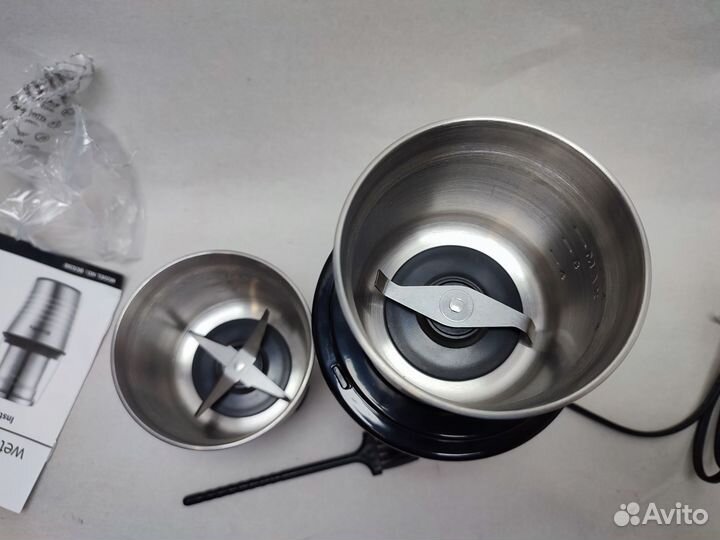 Новая мельница с двумя чашами BioloMix BCG300