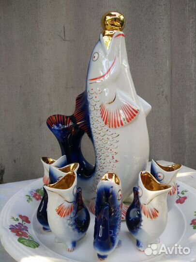 Фарфоровый набор Рыбки