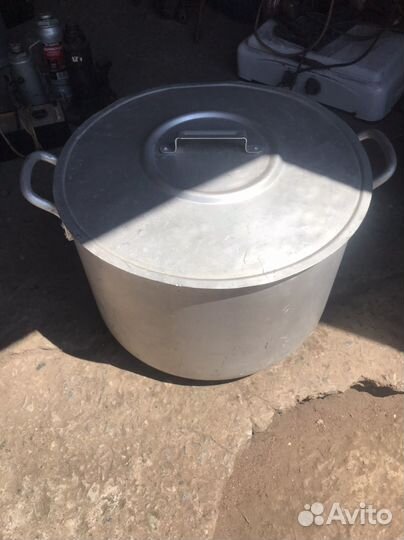 Кастрюля алюминиевая СССР 50л тостостенная