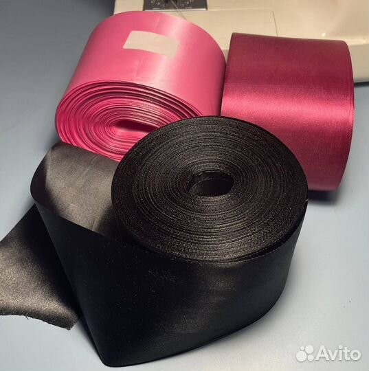 Айрис Лента атласная широкая 10 см*100 м