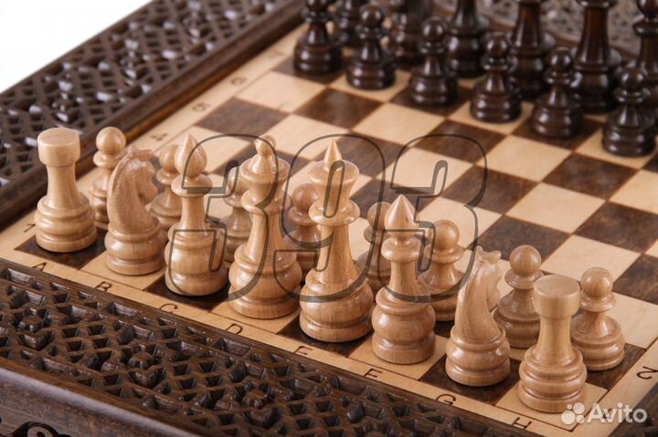 Шахматы в ларце Понте (бук, клетка 3 см) (51974)