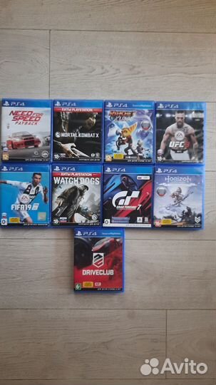 Диски для sony playstation 4